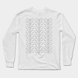 Vine pattern in grey Long Sleeve T-Shirt